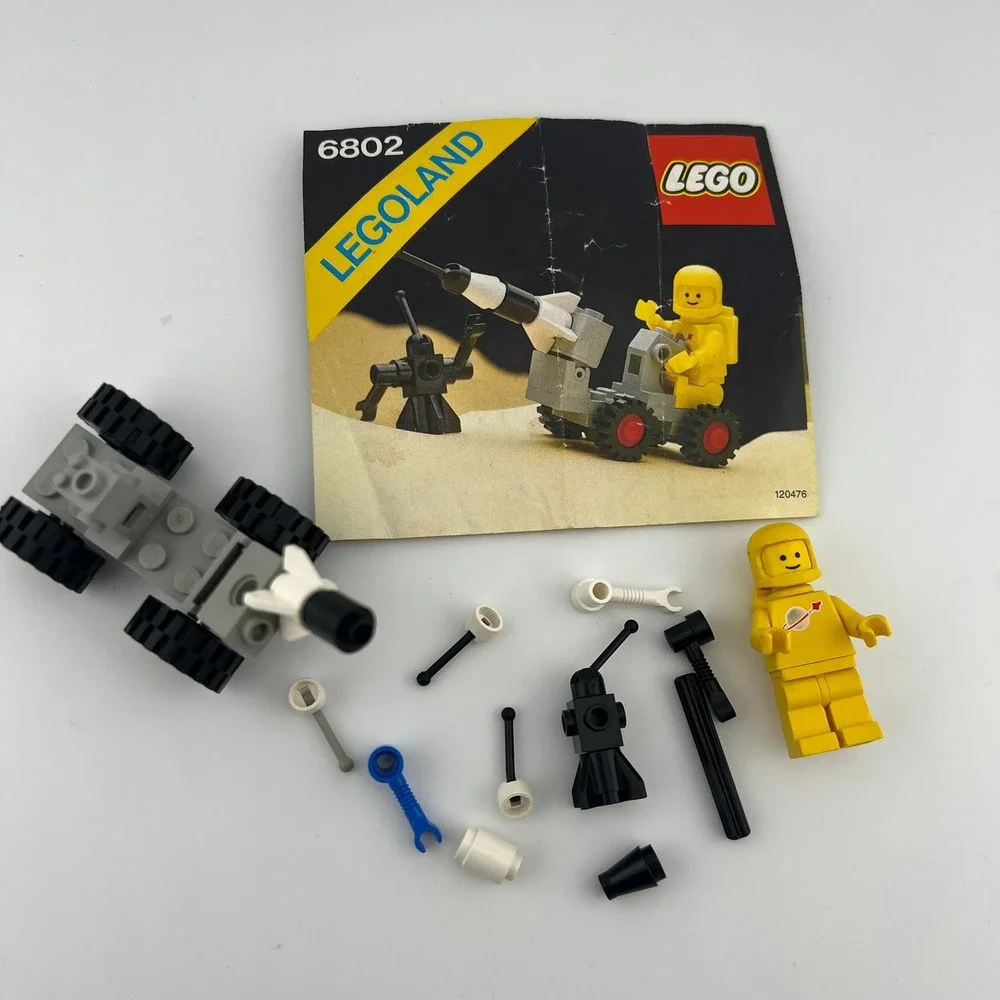 Vintage LEGO 6802 Space Probe Classic Space Incomplete Set 1986